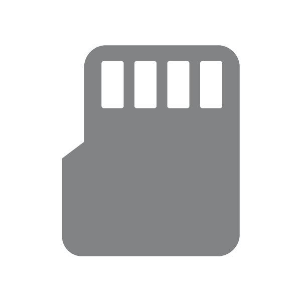 SD 및 microSD 카드 데이터 복구 서비스를 나타내는 메모리 카드 아이콘입니다.