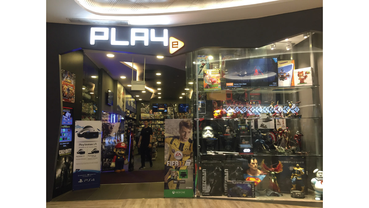 PLAYe store front at waterway point singapore