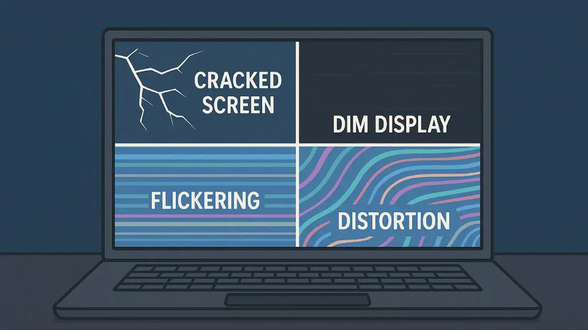 Laptop LCD Screen Problems: Diagnose Dead Pixels & Flicker