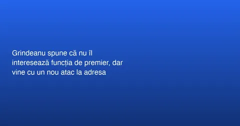 Sorin Grindeanu despre guvernare