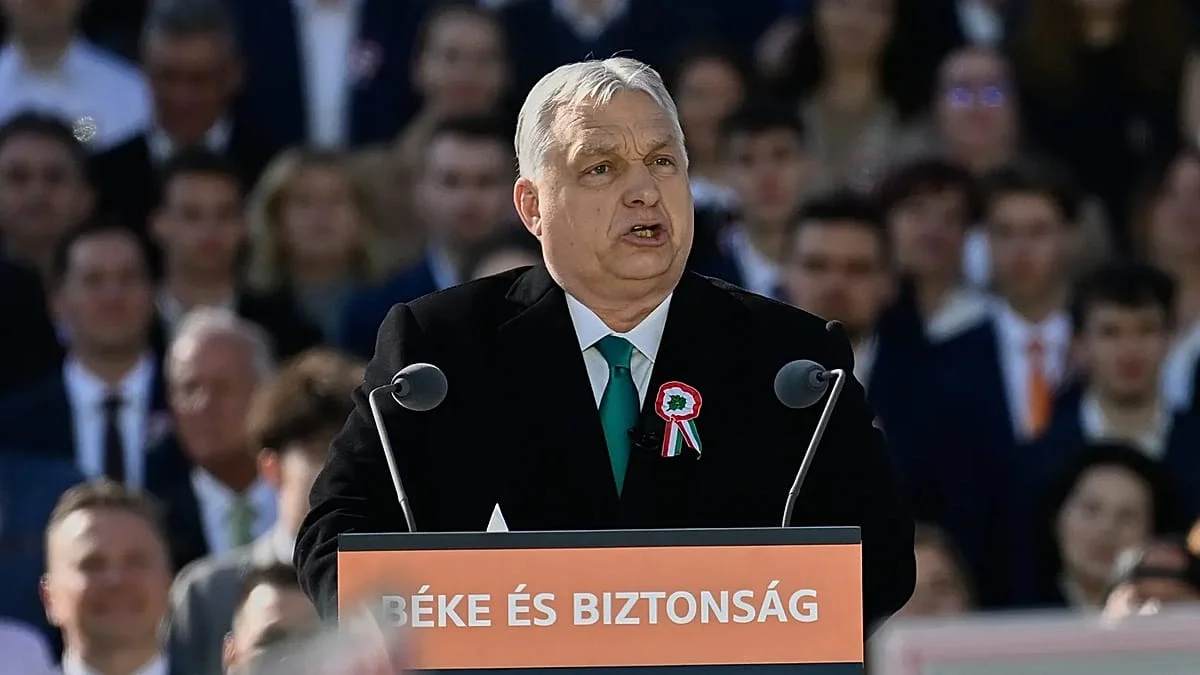 Orbán se dirige a sus seguidores: "Nuestros hijos no morirán por Ucrania"