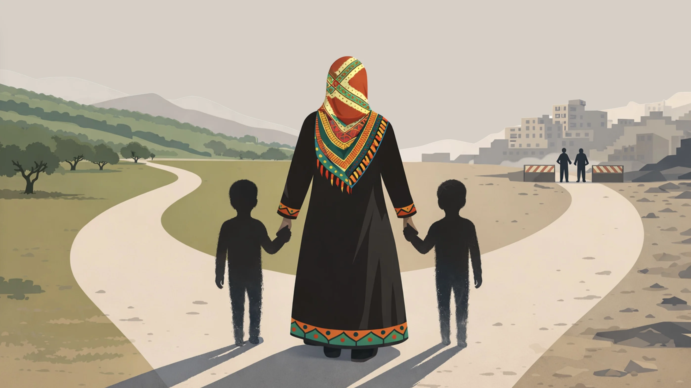 La historia de una familia desplazada en Siria