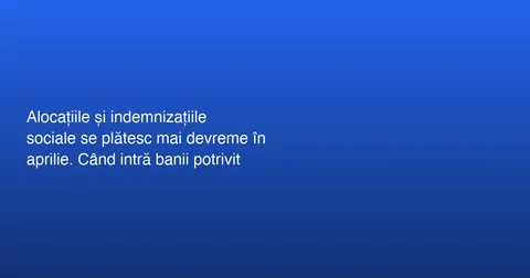 Plata alocațiilor pentru copii