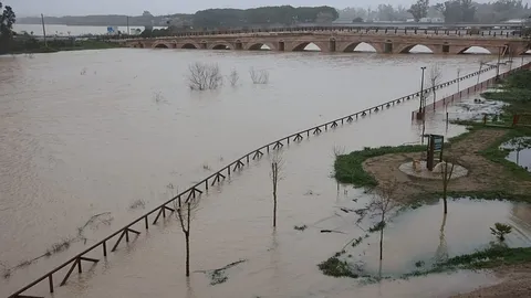 Borrascas en Andalucía: Desalojos debido a lluvias intensas