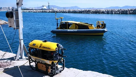 La UE prueba robots para limpiar el fondo del mar