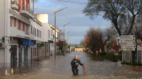 Fuertes lluvias en Portugal causan inundaciones y daños significativos