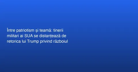 Tinerii Militari și Cultura Războinică în Era Trump