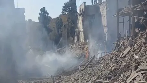 Destrucción en Irán tras ataques de Estados Unidos e Israel