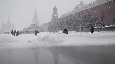 Una fuerte nevada afecta a Moscú y retrasa vuelos