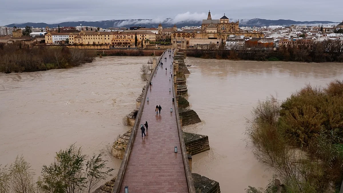 Inundaciones en Andalucía tras la tormenta Marta