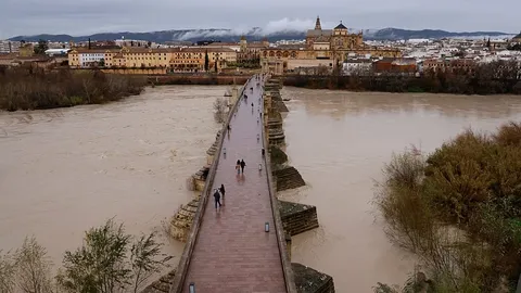 Inundaciones en Andalucía tras la tormenta Marta