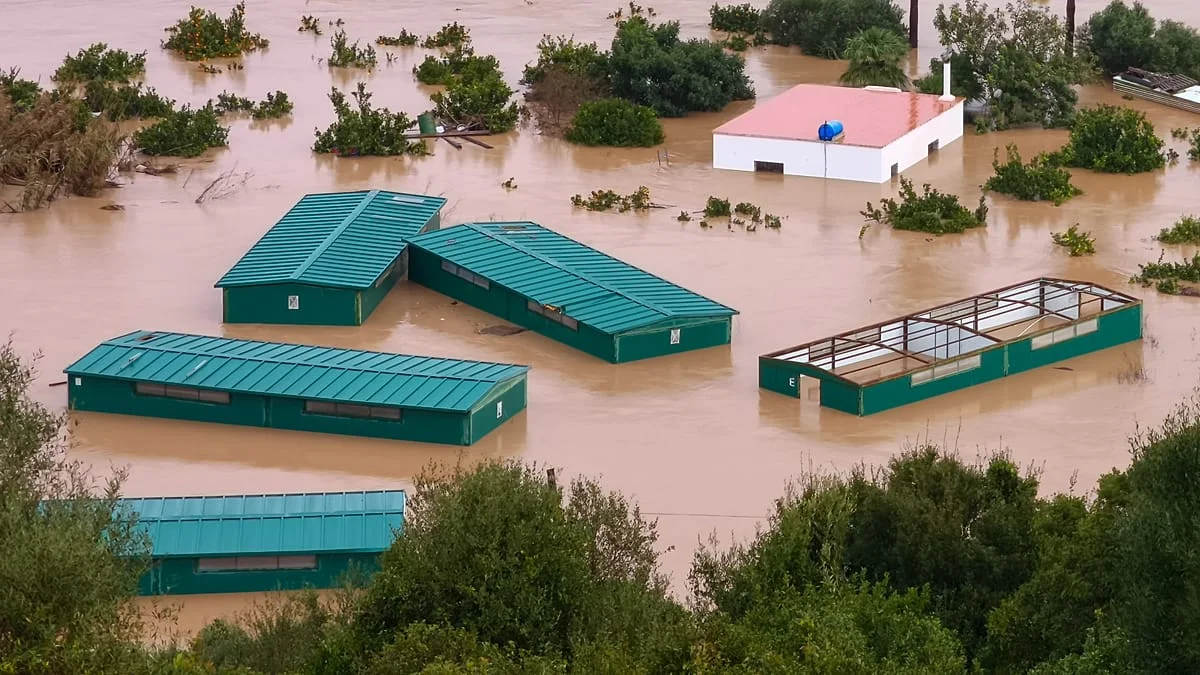 Búsqueda de mujer desaparecida en Málaga durante tormenta Leonardo