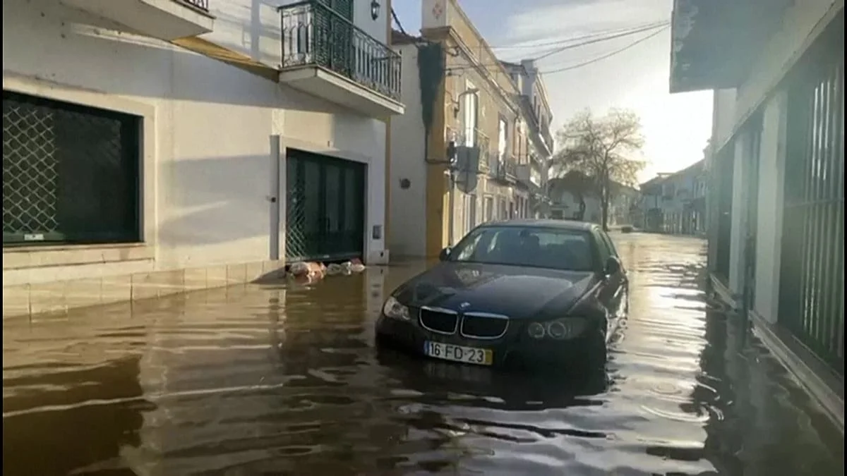 Tormenta Leonardo: Portugal y España enfrentan graves inundaciones
