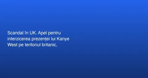 Kanye West nu poate cânta în Marea Britanie