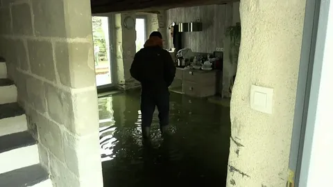 Inundaciones en Francia por la tormenta Pedro