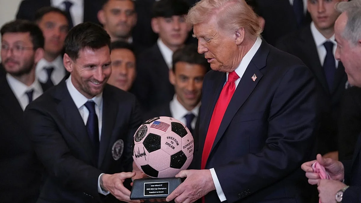 Lionel Messi y el Inter Miami se reúnen con Donald Trump en la Casa Blanca
