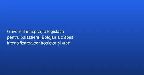 Guvernul ia măsuri pentru protejarea resurselor naturale
