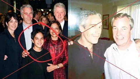 Desinformación y fotografías falsas de Epstein