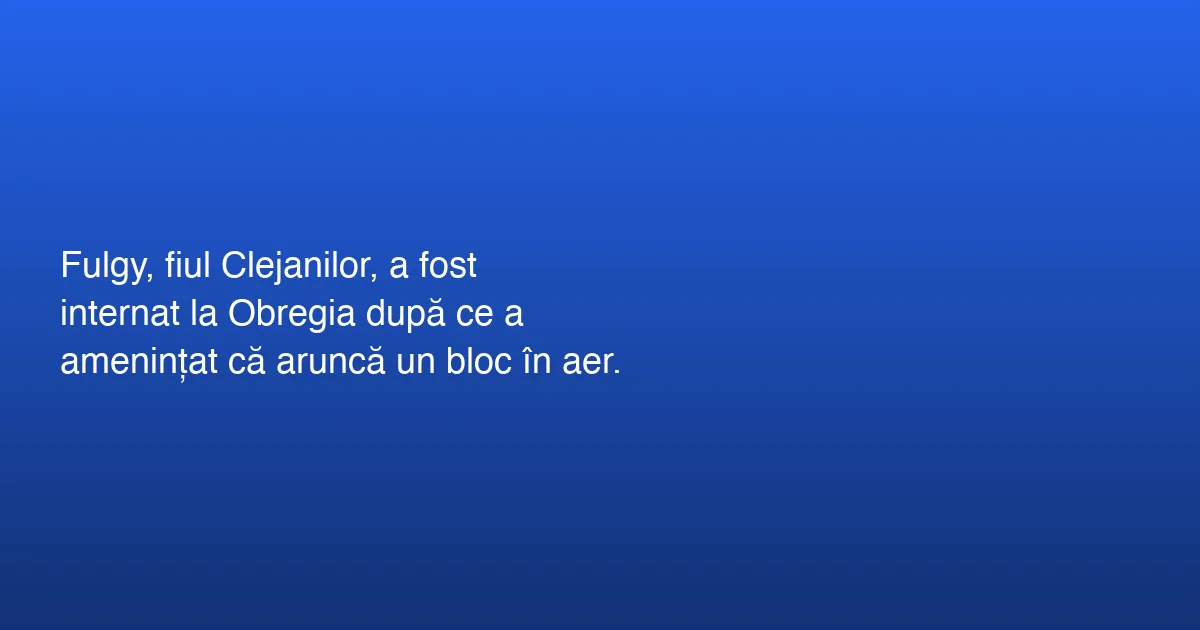 Incident la un bloc din Sectorul 3: Poliția reacționează la amenințări de explozie