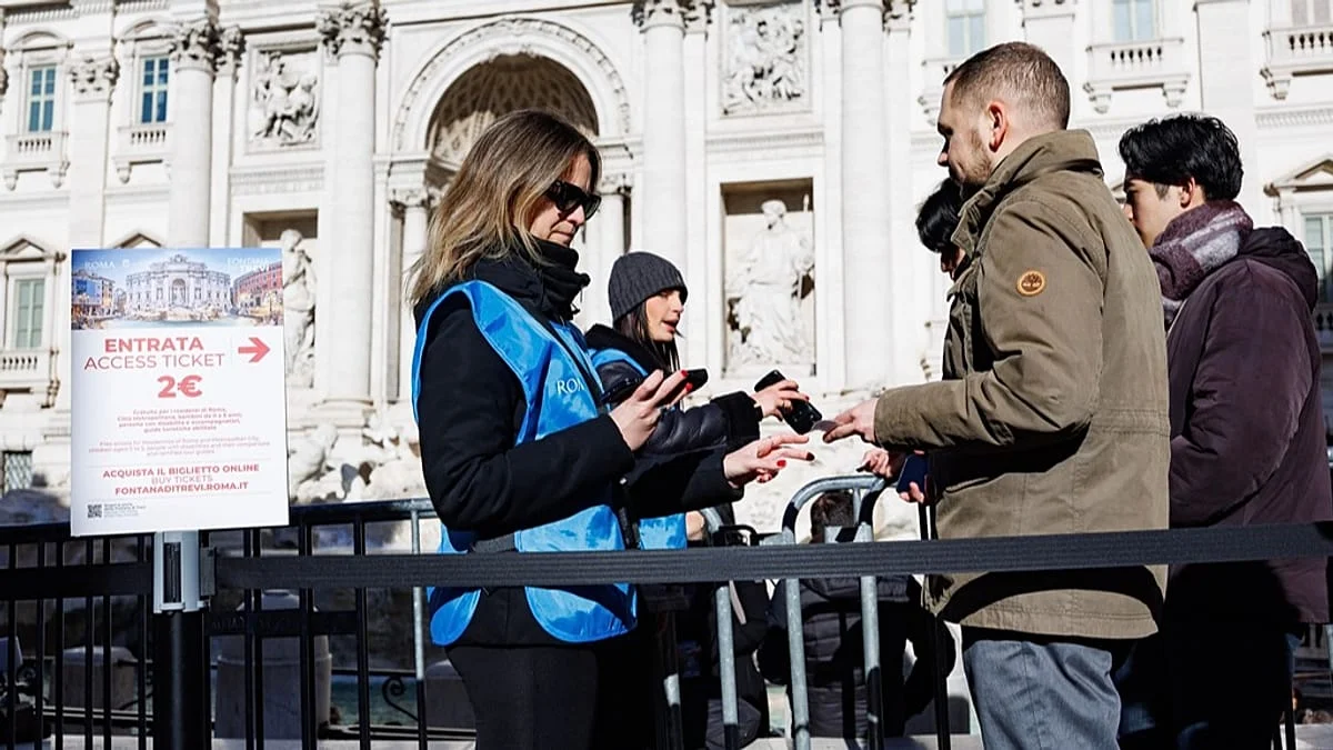 Se Implementa la Tasa de Acceso a la Fontana de Trevi en Roma