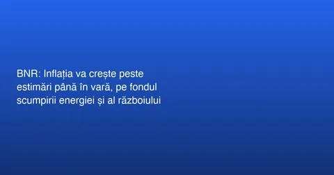 Creșterea Ratelor Inflației în România