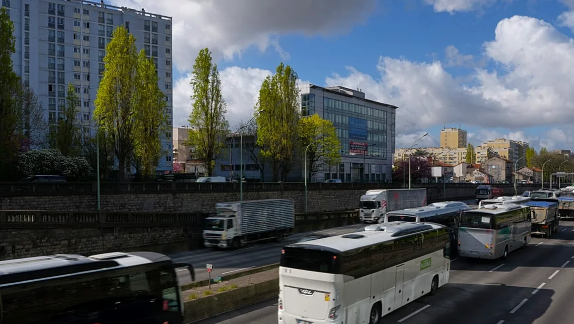 Protestas de camioneros en Francia por el aumento del precio del combustible