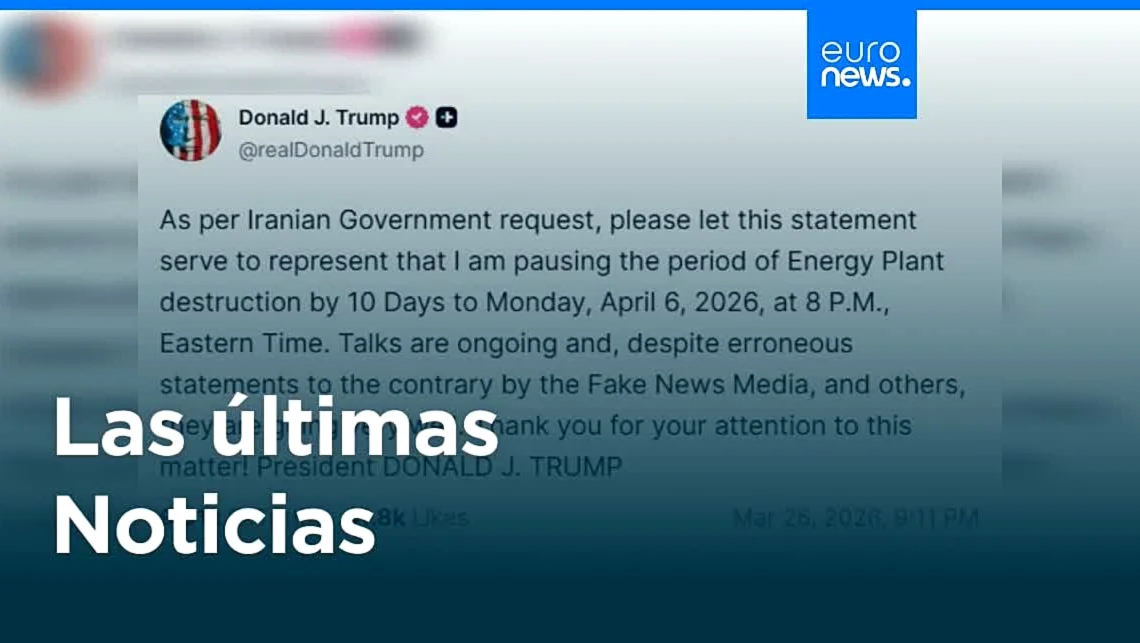 Últimas noticias internacionales – 27 de marzo de 2026