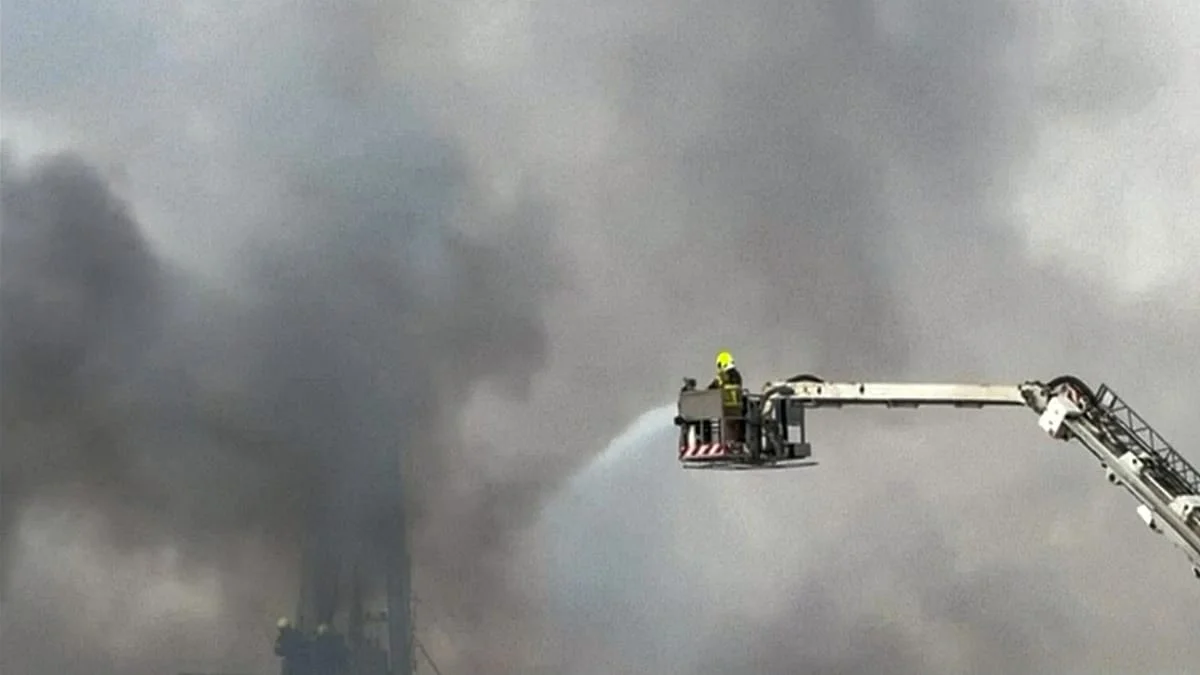 Incendio en el Aeropuerto de Dubái