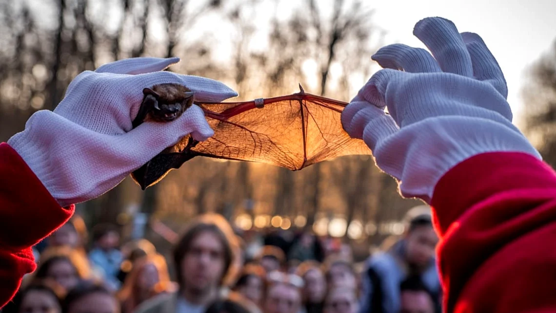 Kiev libera murciélagos en un acto de resistencia contra la guerra