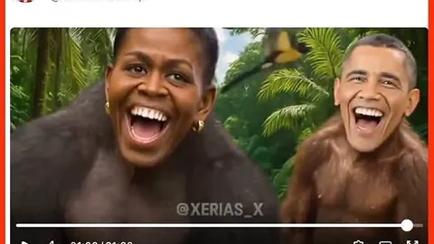 Trump genera controversia con un vídeo sobre los Obama