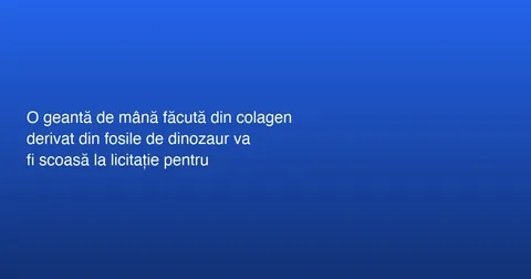 Geanta din colagen de T. rex