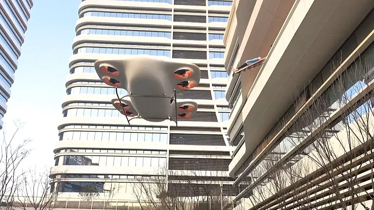 China despliega un revolucionario eVTOL inspirado en ovnis para despegues en entornos urbanos