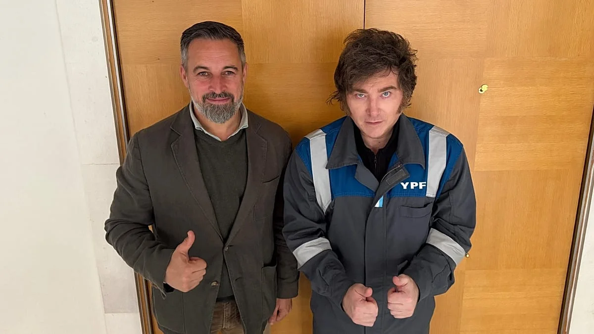 Milei llega a Madrid y se reúne con Abascal