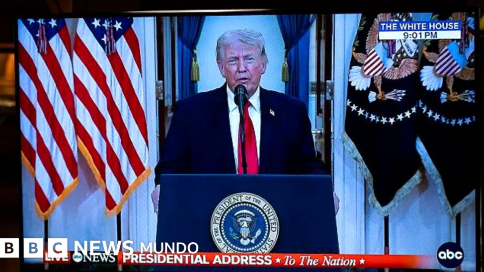 Trump habla sobre la guerra en Irán