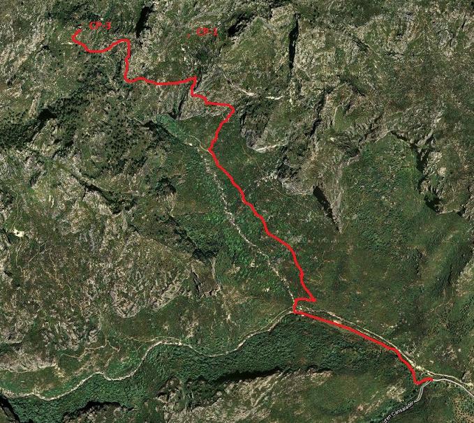 Avenc Cp.3: Interessant avenc de 74 m. de fondària al sector de Cova Pintada (el Port) topo Avenc Cp.3