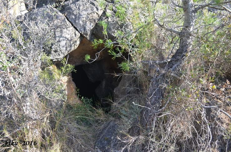 Cova del Manyé: Cova de 90 metres de recorregut a la Bisbal del Penedès. foto Cova del Manyé