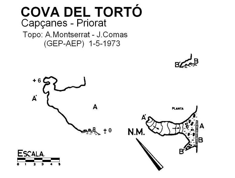 topo 0: Cova del Tortó