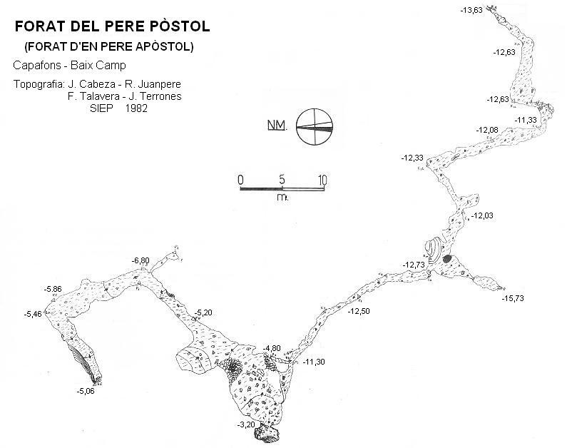 topo 1: Forat del Pere Pòstol