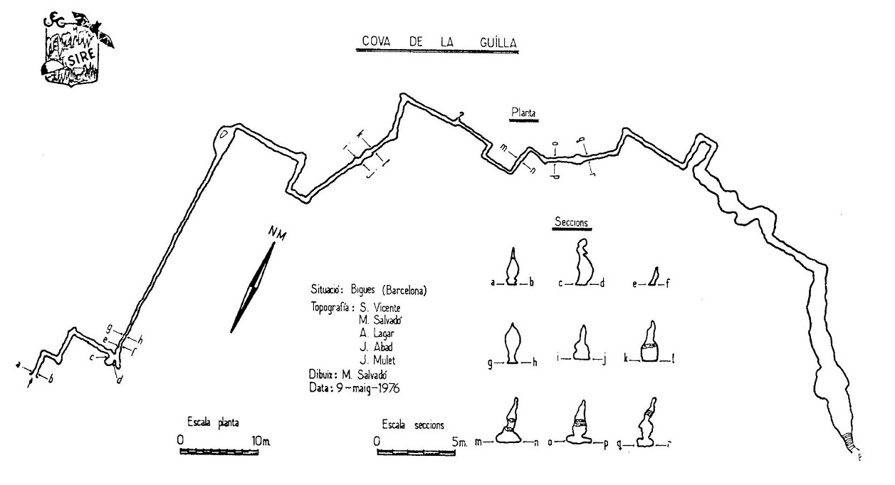 topo 1: Cau de la Guilla