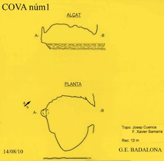 topo 1: Cova del Cantó de la Móra