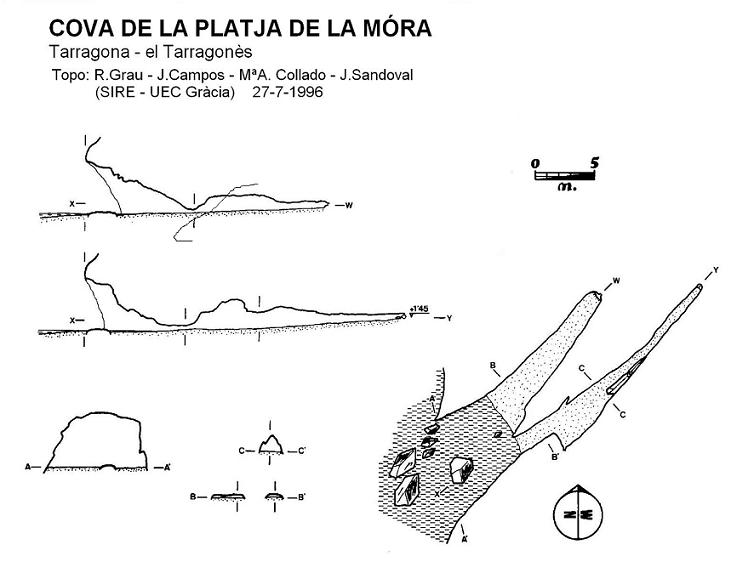 topo 0: Cova de la Platja de la Móra