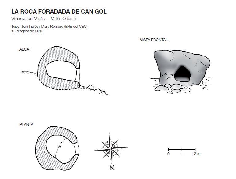 topo 0: la Roca Foradada de Can Gol