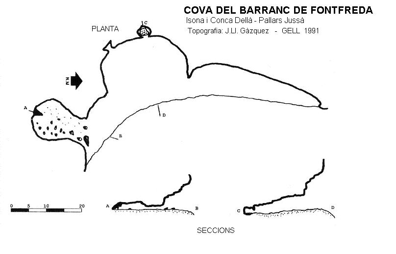topo 0: Cova del Barranc de Fontfreda