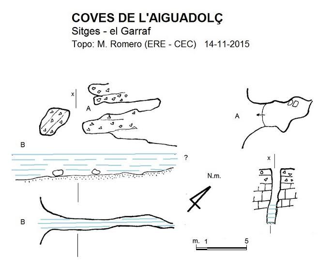 topo 0: Coves de l'Aiguadolç