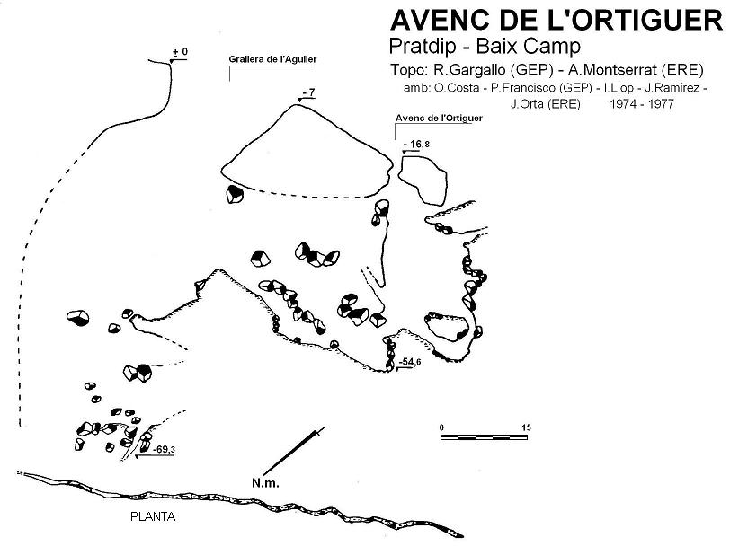 topo 1: Avenc  Grallera de l'- Ortiguer Aguiler