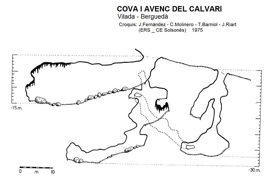 topo 1: Cova I Avenc del Calvari