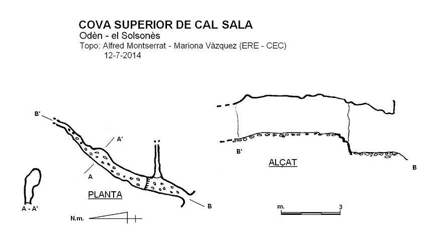 topo 0: Coves de Cal Sala