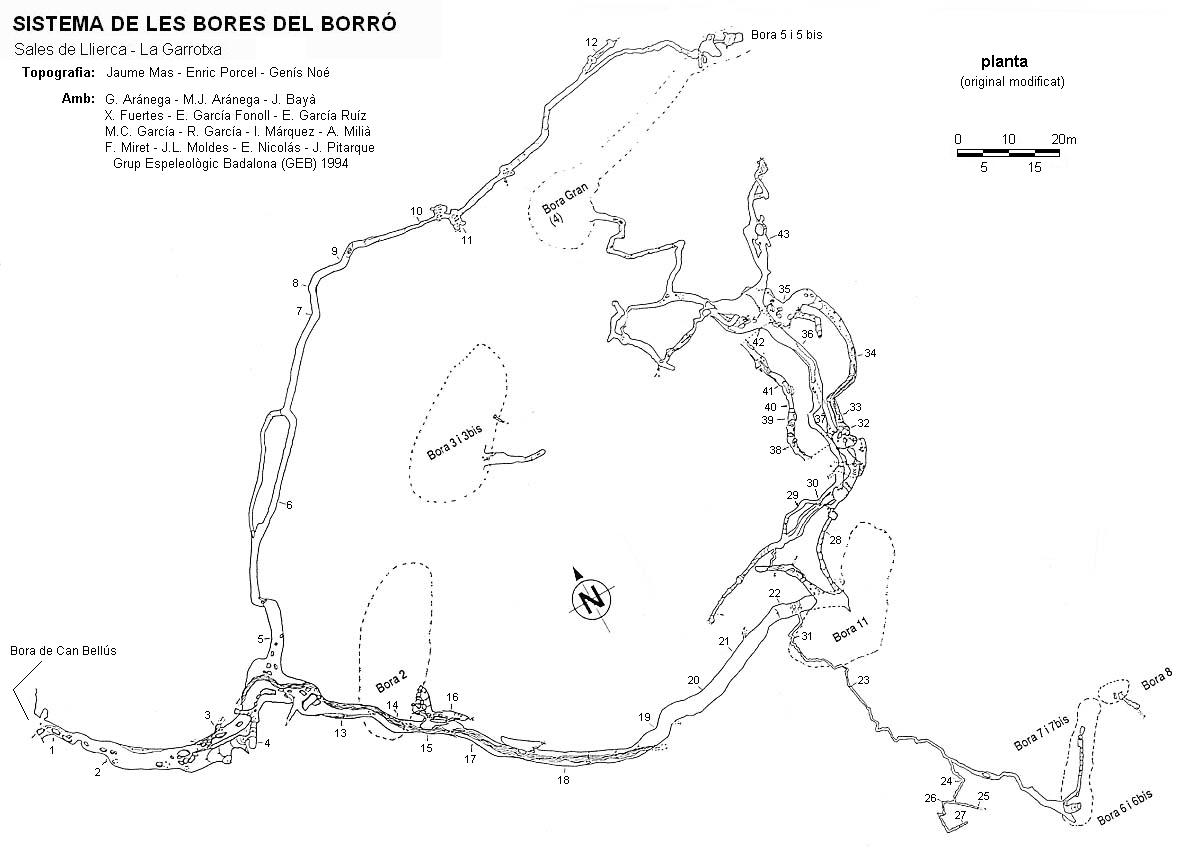 topo 0: Sistema de les Bores del Borró