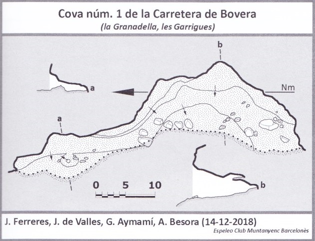 topo 0: Cova Nº1 de la Carretera de Bovera