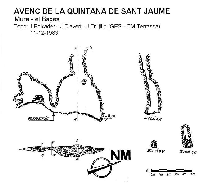 topo 0: Avenc de la Quintana de Sant Jaume